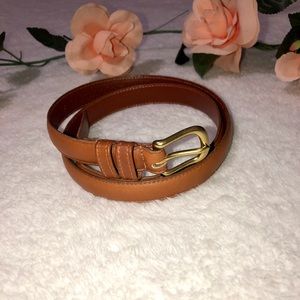 Coach British Tan Leather Belt